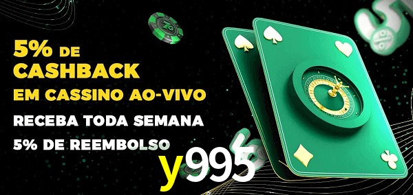 Promoções do cassino ao Vivo y995